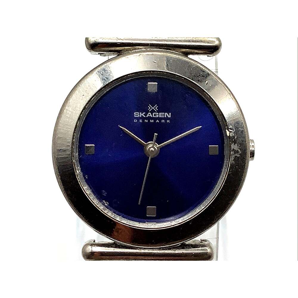Skagen 107SSSN Women's 26mm Blue Dial Silver Mesh Watch